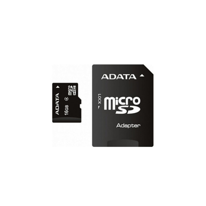 Adata micro SD 16GB + SD adapter AUSDH16GUICL10-RA1