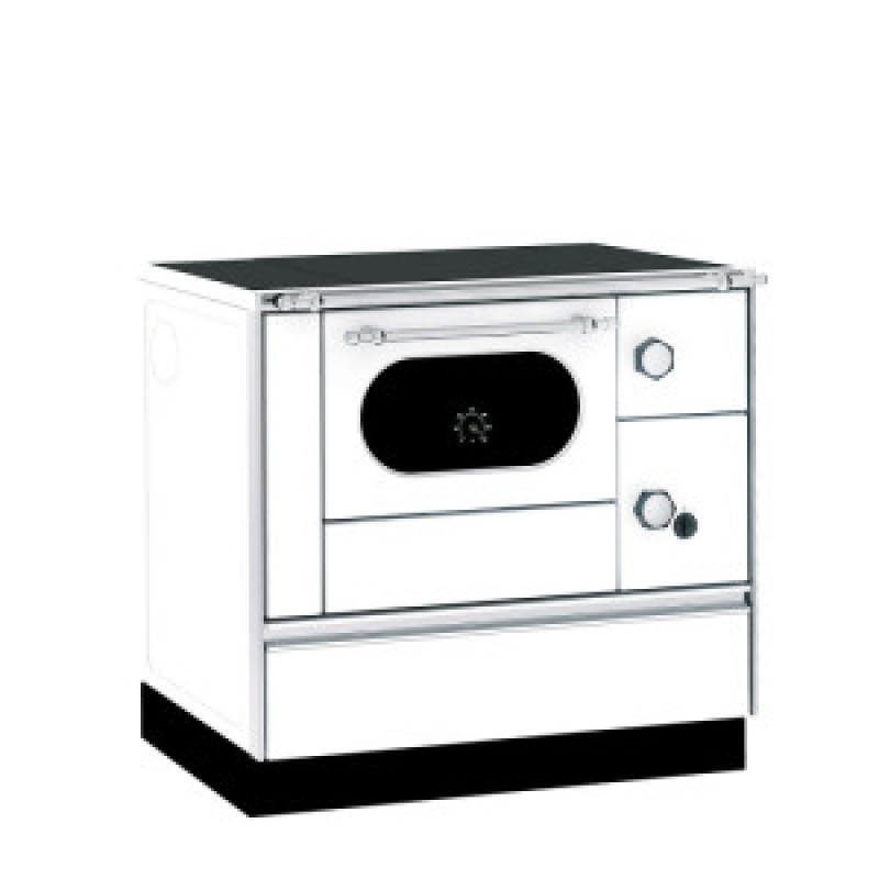 Alfa Plam šporet na čvrsto gorivo 90H FAVORIT R B-L + poklon Metalac tiganj MAXIMUS 24cm/3,9lit