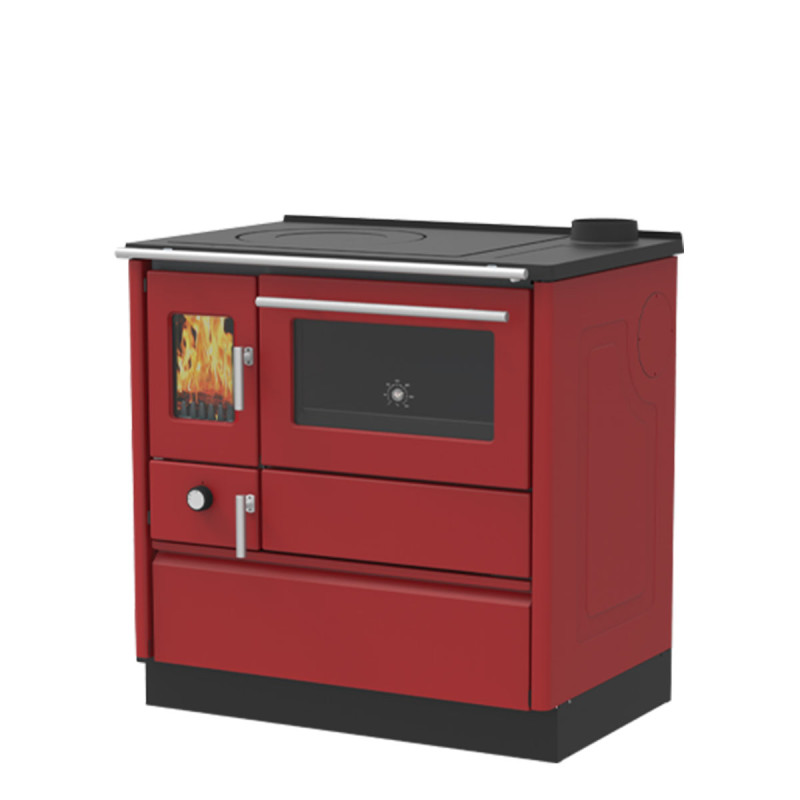 Alfa Plam šporet na čvrsto gorivo ALFA 85 G Crvena D 