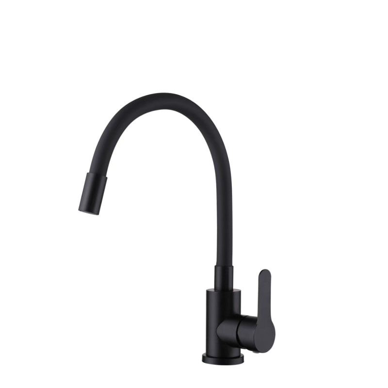 Aquabi slavina Flexy Mamba Black za sudoperu Crna