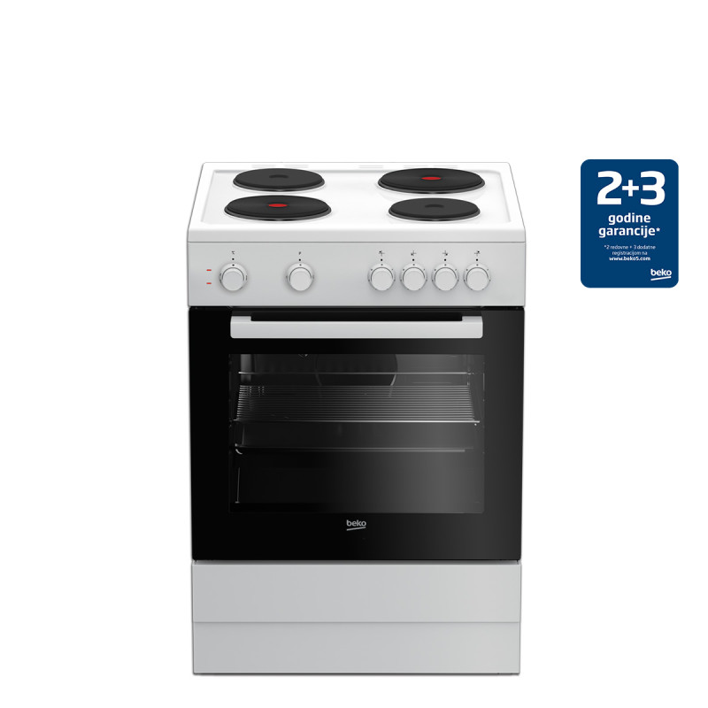 Beko električni šporet FBS66000WD 