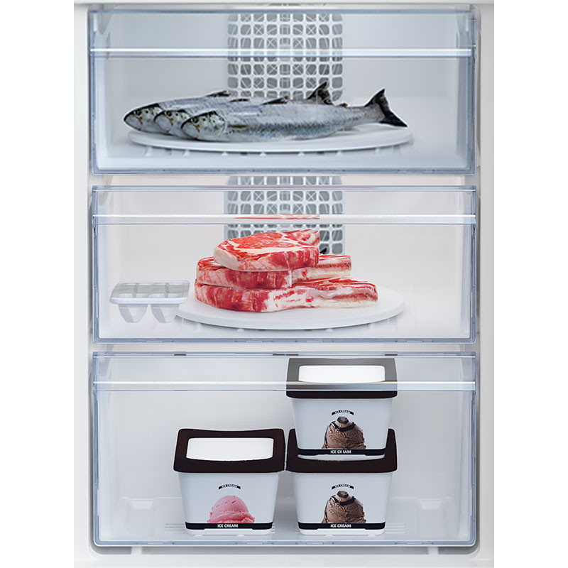 Beko kombinovani frižider RCNA305K40XBRN 