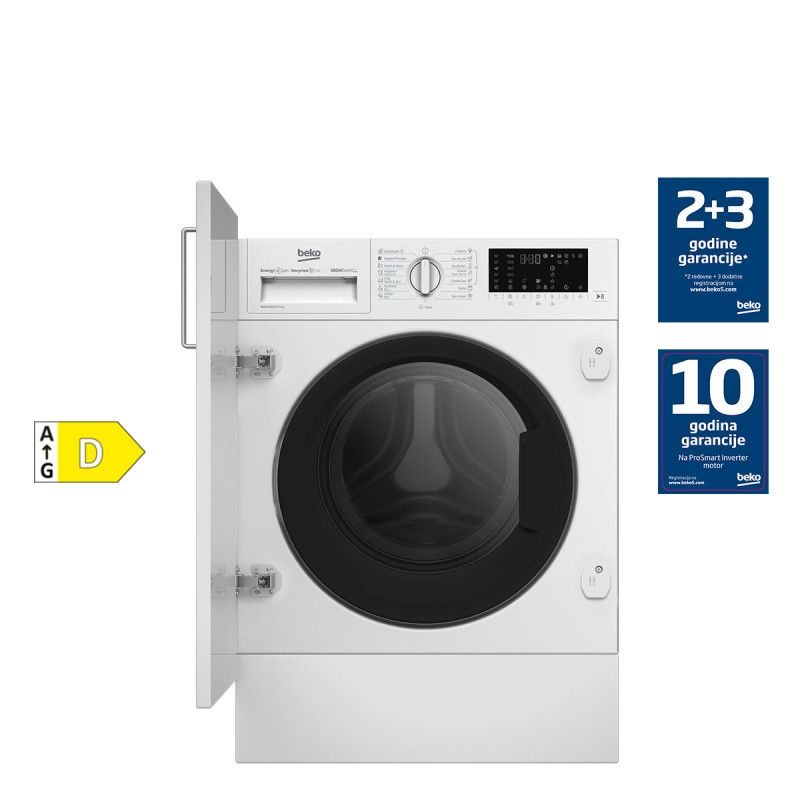 Beko mašina za pranje i sušenje veša B5DBT68547W 