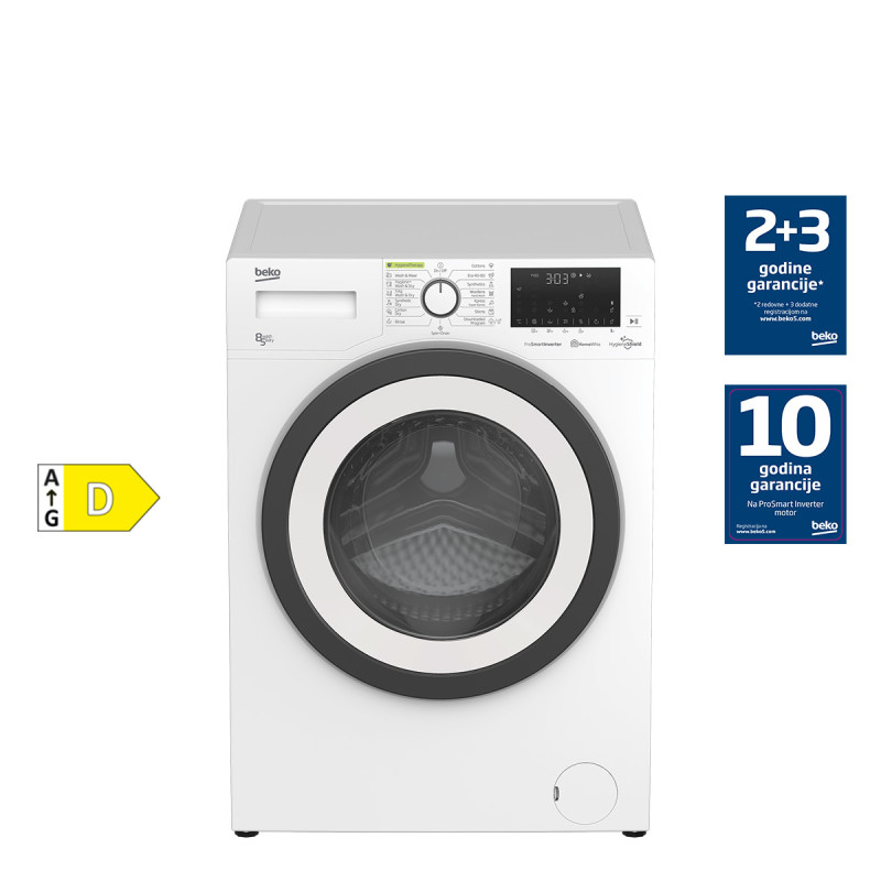 Beko mašina za pranje i sušenje veša HTV 8736 XSHT