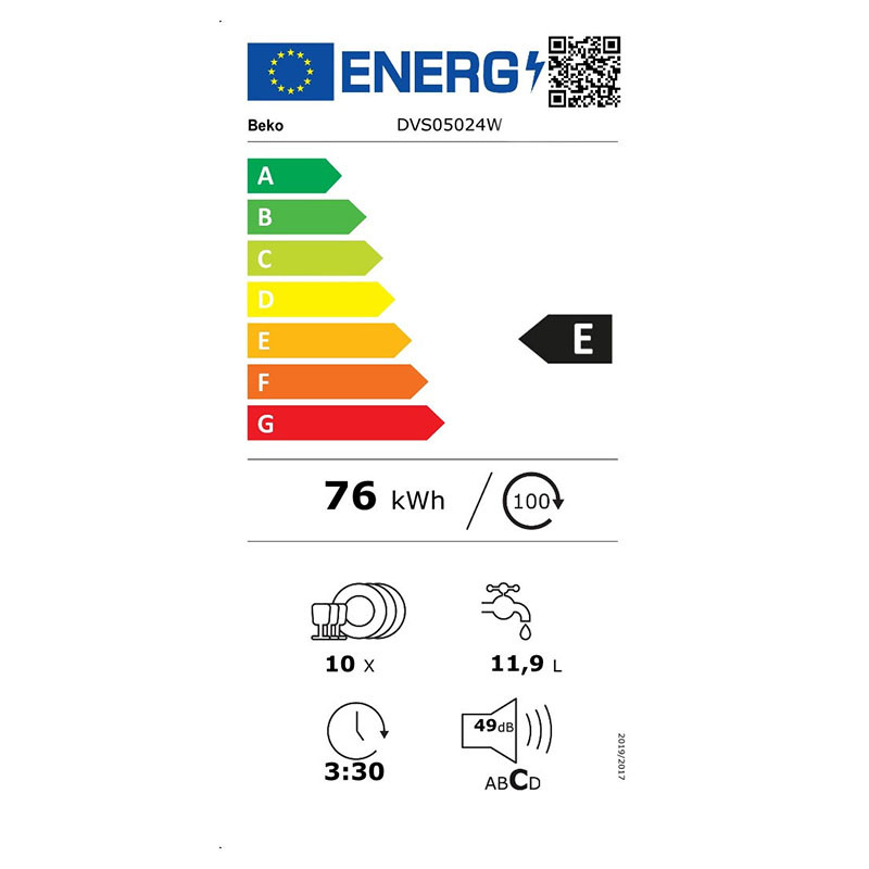 Beko mašina za pranje sudova  DVS 05024 S