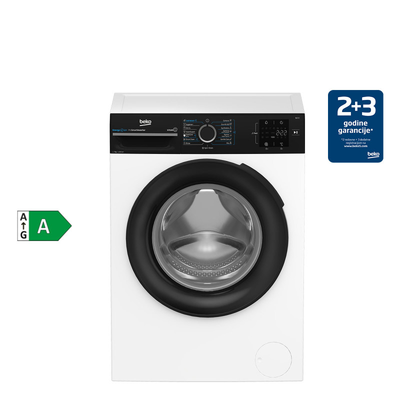 Beko mašina za pranje veša BM3WFSU37213WPBB 