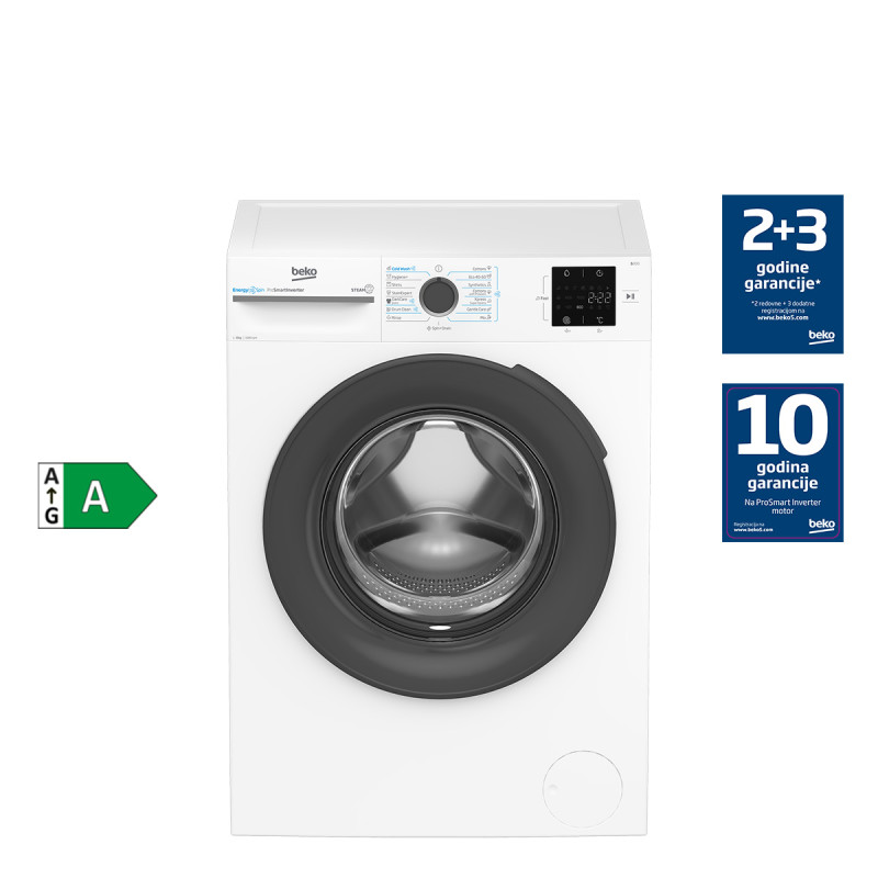 Beko mašina za pranje veša BM3WFSU38013WA 