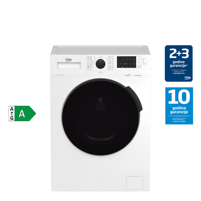 Beko mašina za pranje veša WUE 8622B XCW