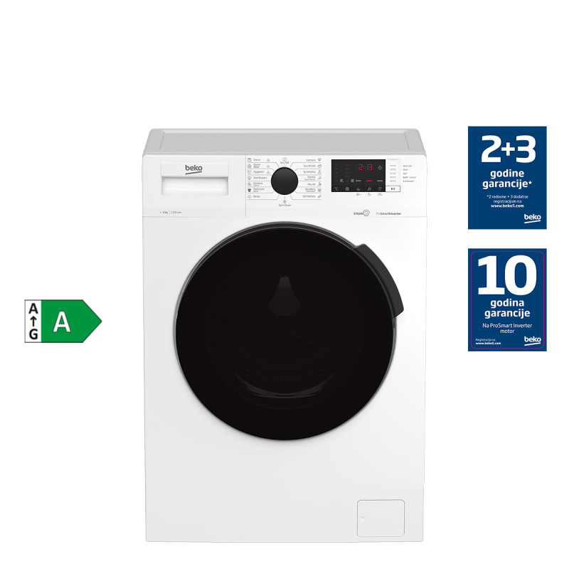 Beko mašina za pranje veša WUE 8622B XCW