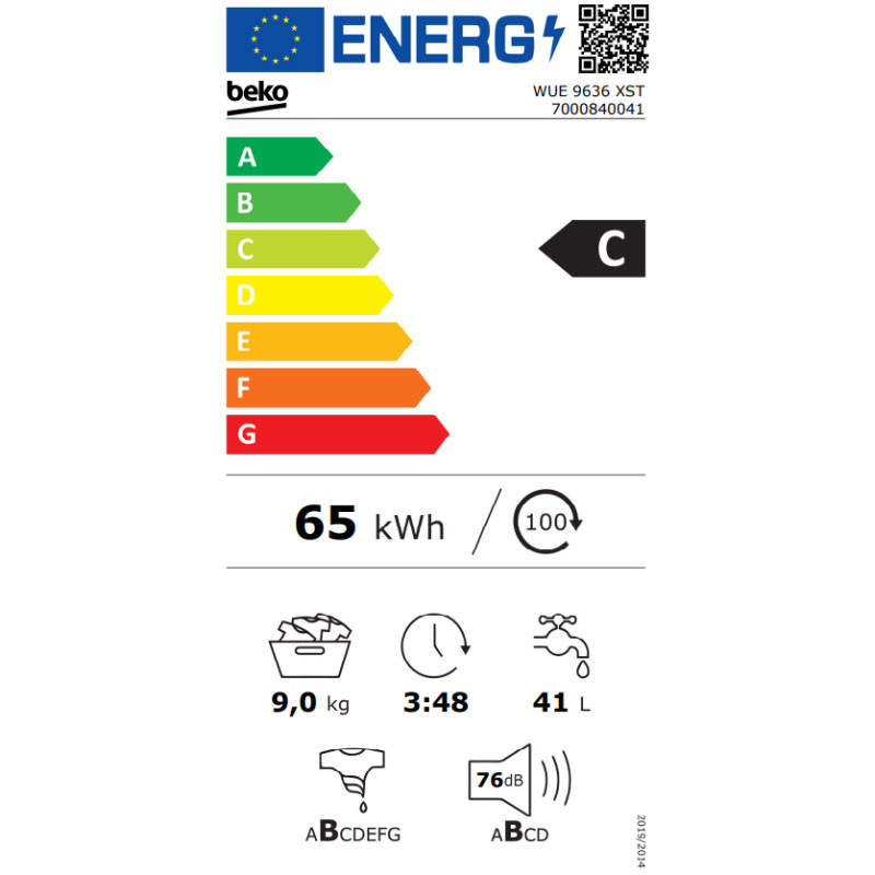 Beko mašina za pranje veša WUE 9636 XST