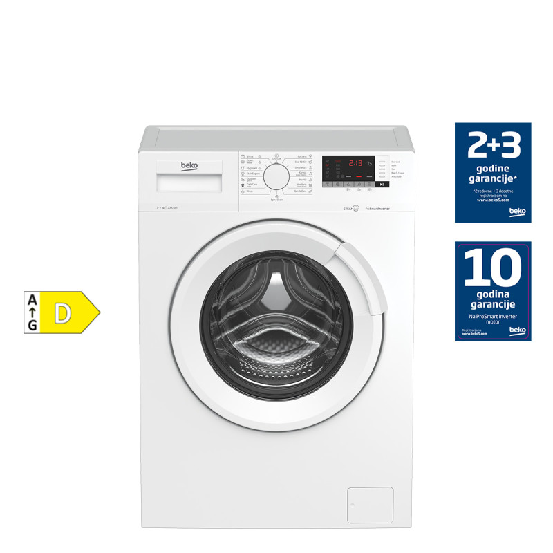 Beko mašina za pranje veša WUE7511D XWW