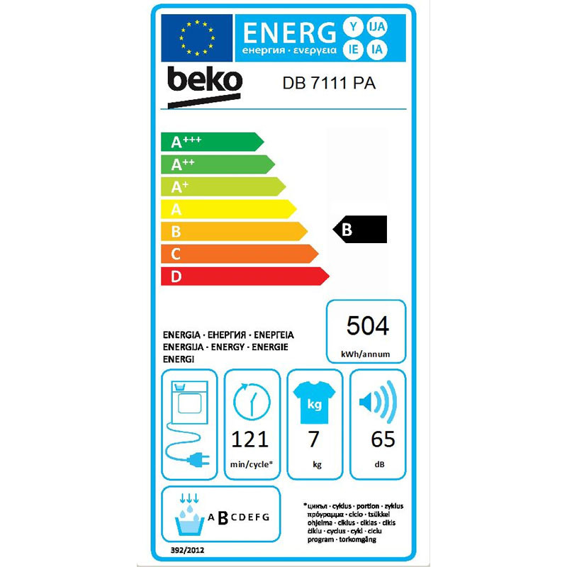 Beko mašina za sušenje veša DB 7111 PA