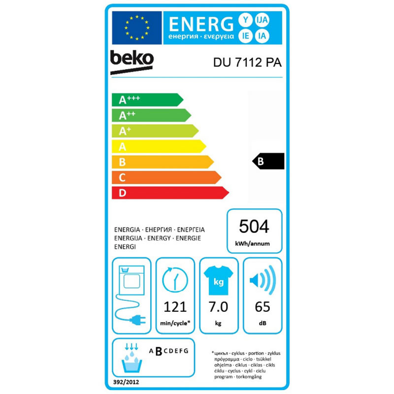 Beko mašina za sušenje veša DU 7112 PA1