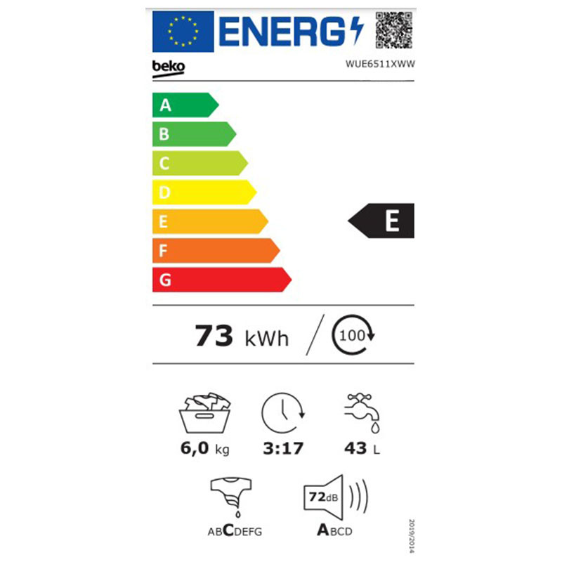 Beko mašina za veš WUE 6511 XWW