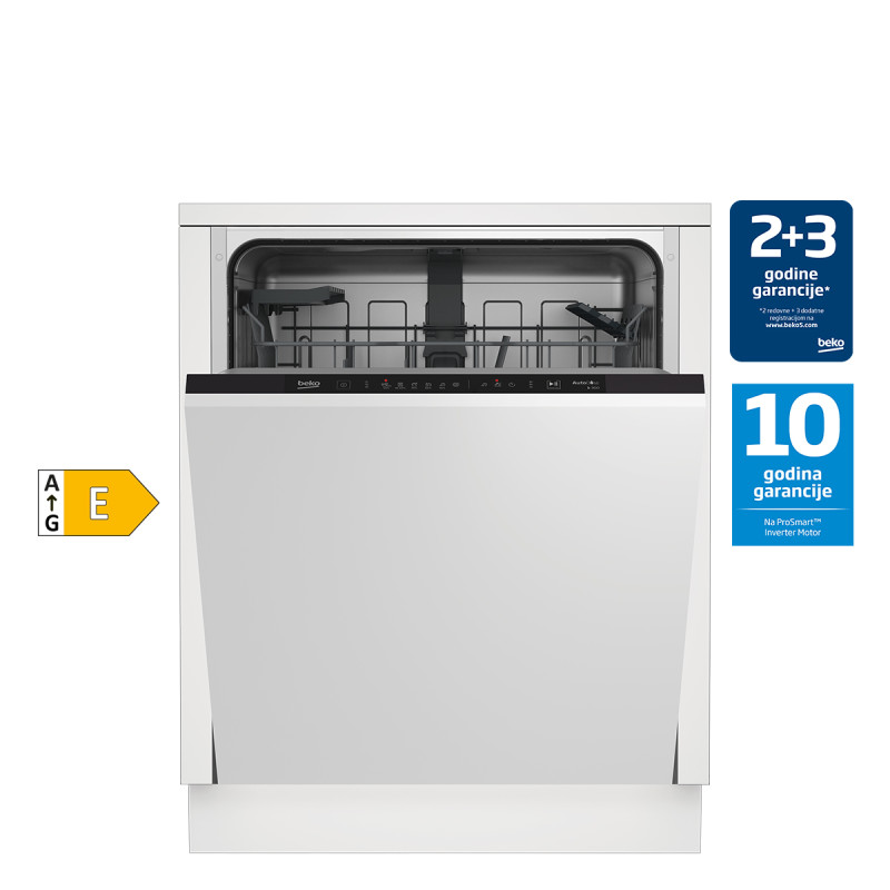 Beko ugradna mašina za pranje sudova DIN 36420 AD