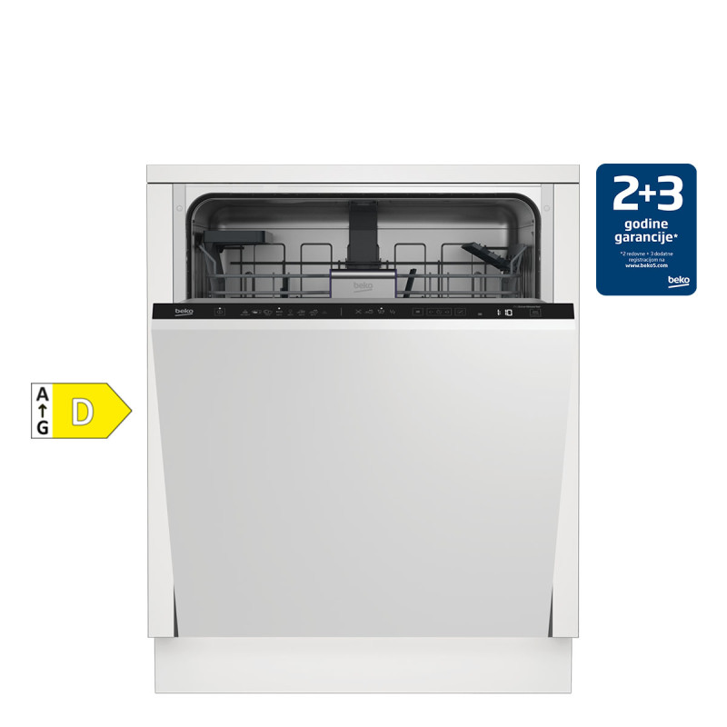 Beko ugradna mašina za pranje sudova DIN48430 AD