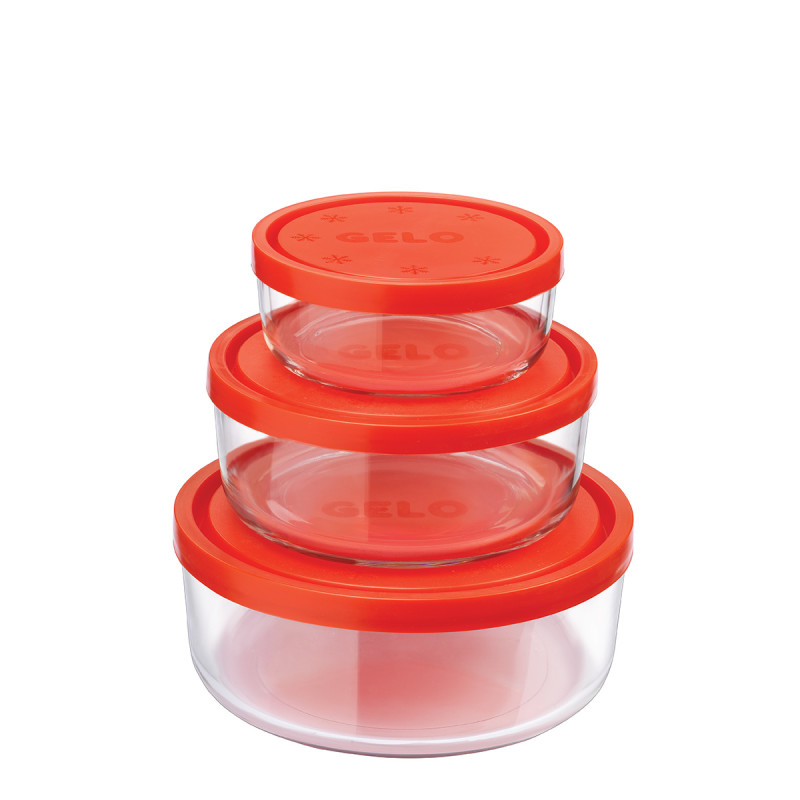 Bormioli stakleni set činija GELO 3/1 