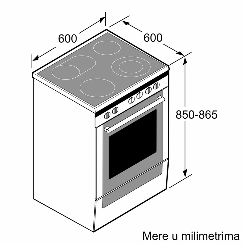 Bosch elektri?ni šporet HKR39C250 