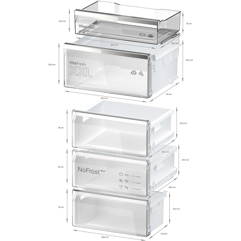Bosch kombinovani frižider KGN39LBCF
