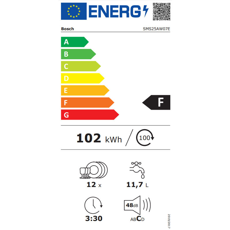 Bosch mašina za pranje sudova SMS25AW07E