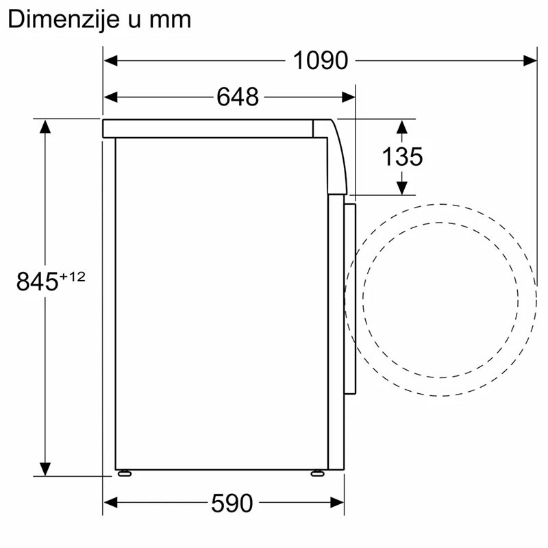 Bosch mašina za pranje veša WGB24410BY