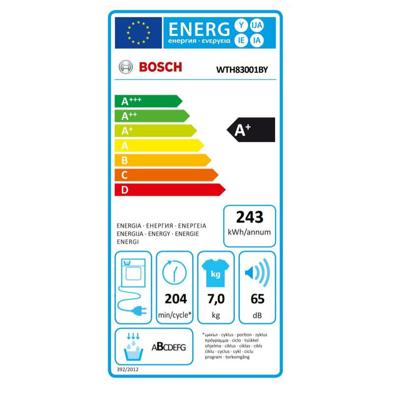 Bosch mašina za sušenje veša WTH83001BY 