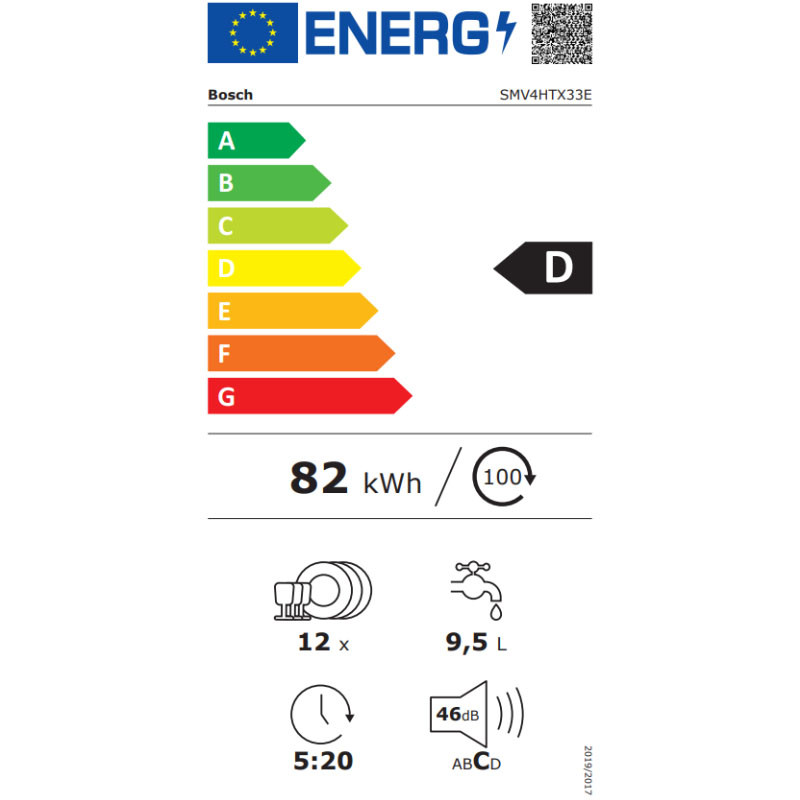 Bosch ugradna mašina za pranje sudova SMV4HTX33E