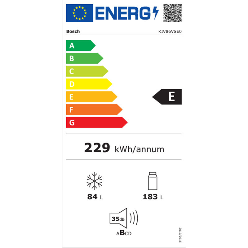 Bosch ugradni frižider KIV86VSE0