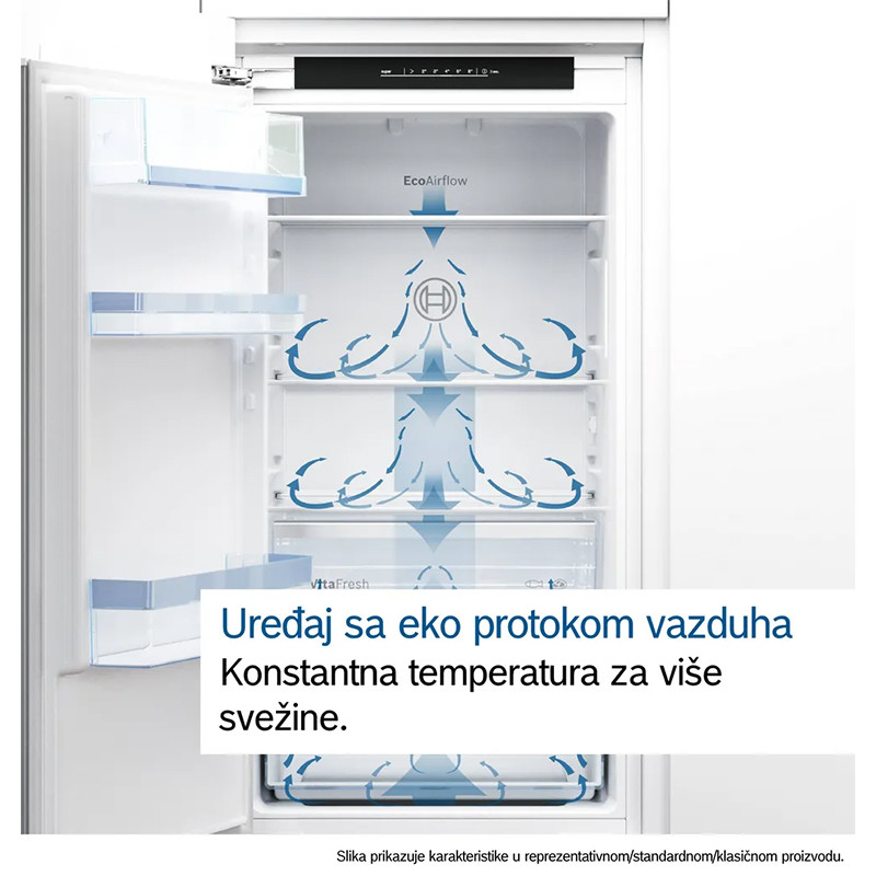 Bosch ugradni kombinovani frižider KIN96VFD0 