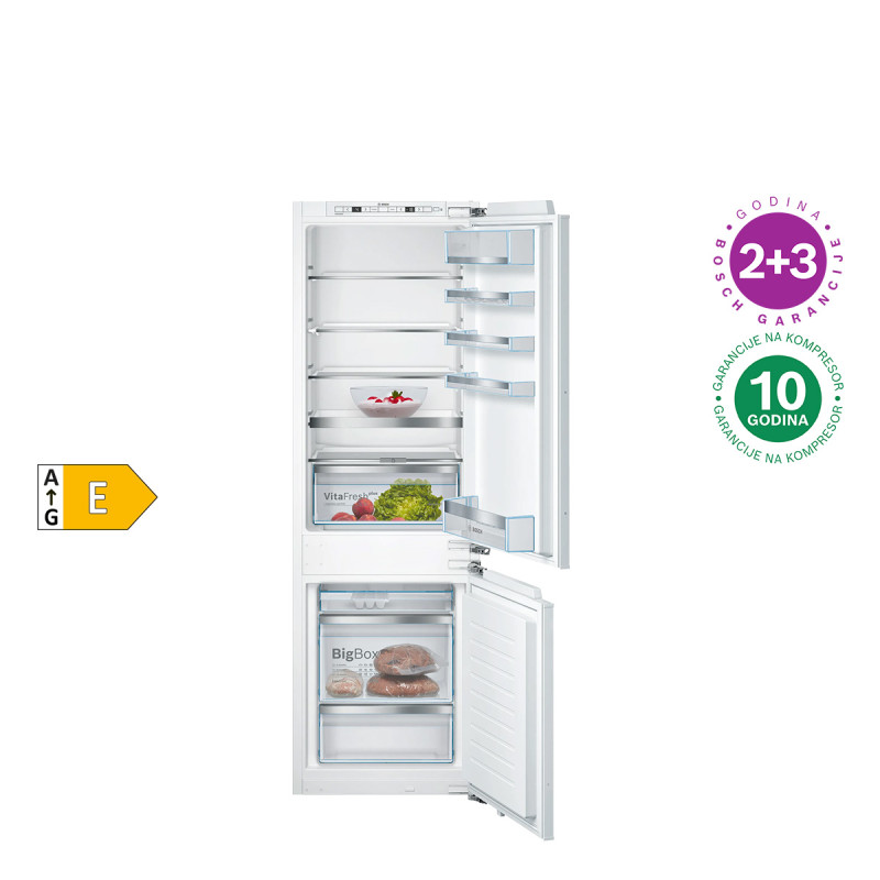 Bosch ugradni kombinovani frižider KIS86AFE0
