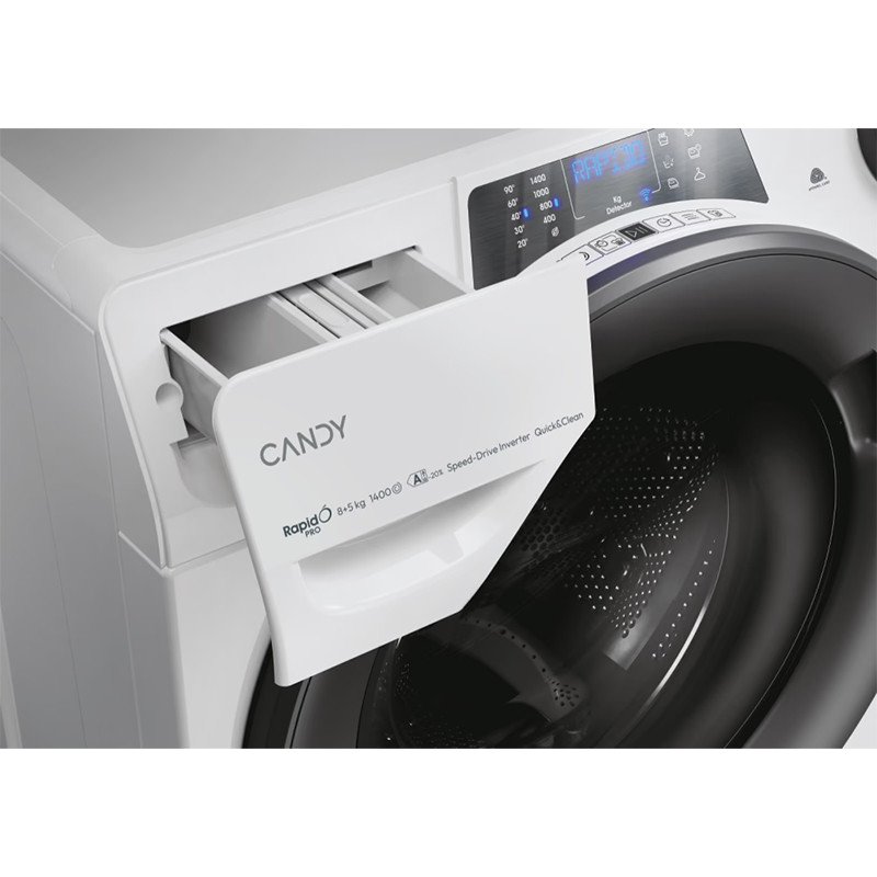 Candy mašina za pranje i sušenje veša RPW 4856BWR8 -S 