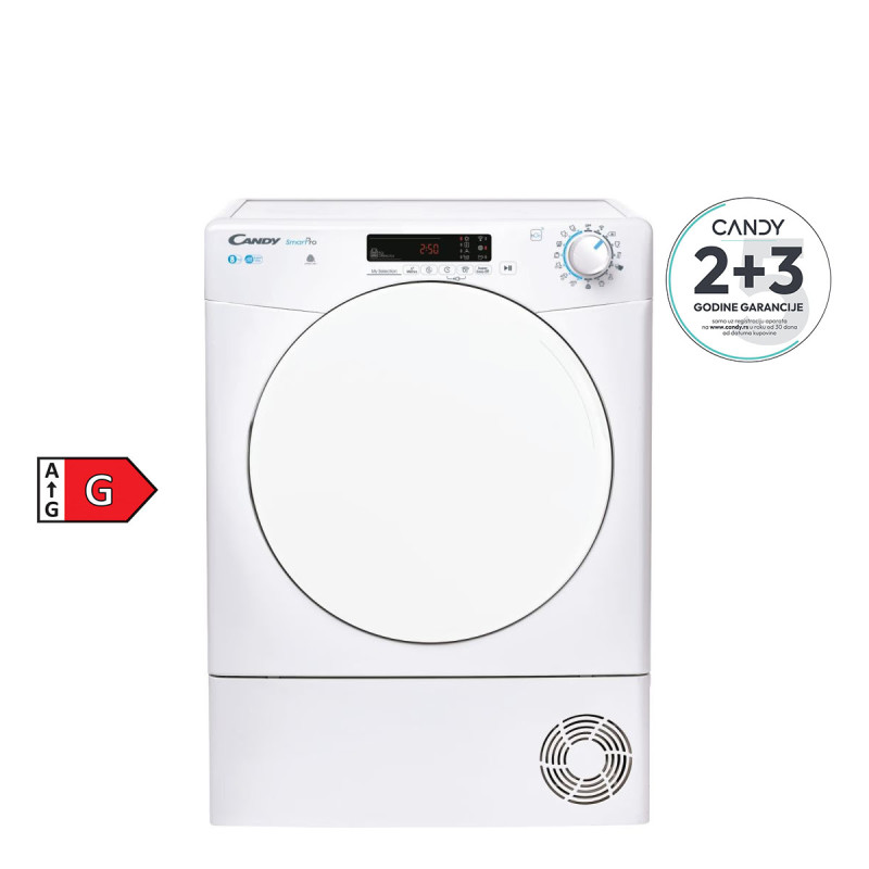 Candy mašina za sušenje veša CSOE C8DF-S