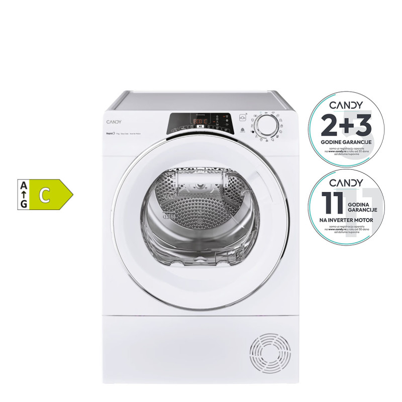 Candy mašina za sušenje veša ROE H9A3TCEX-S 