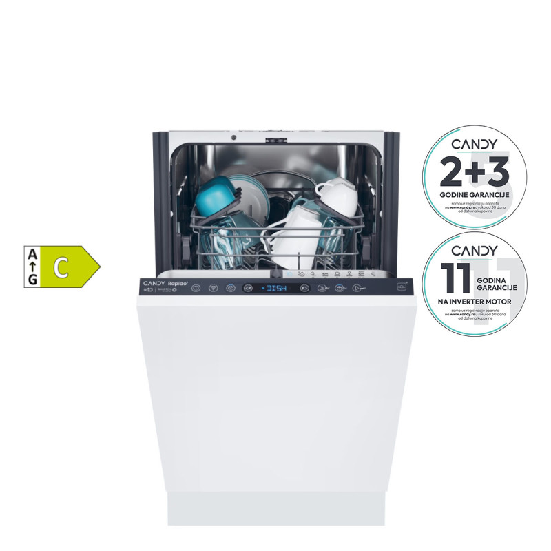 Candy ugradna mašina za pranje sudova CI0C7SB0FA 