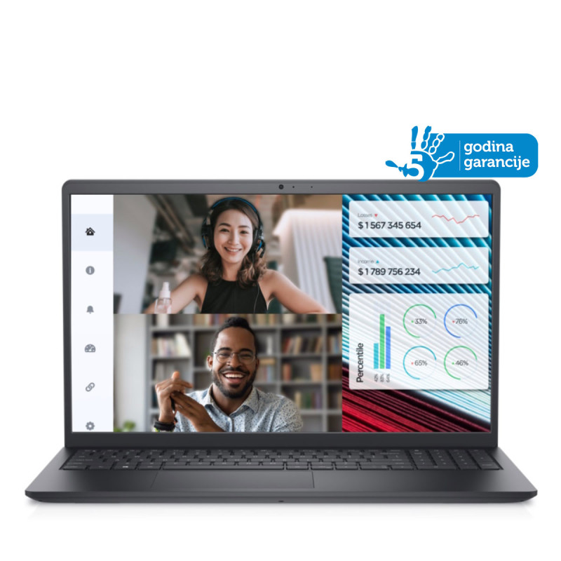 Dell laptop Vostro 3520 15.6 inch FHD 120Hz i5-1235U 16GB 512GB SSD Intel Iris Xe