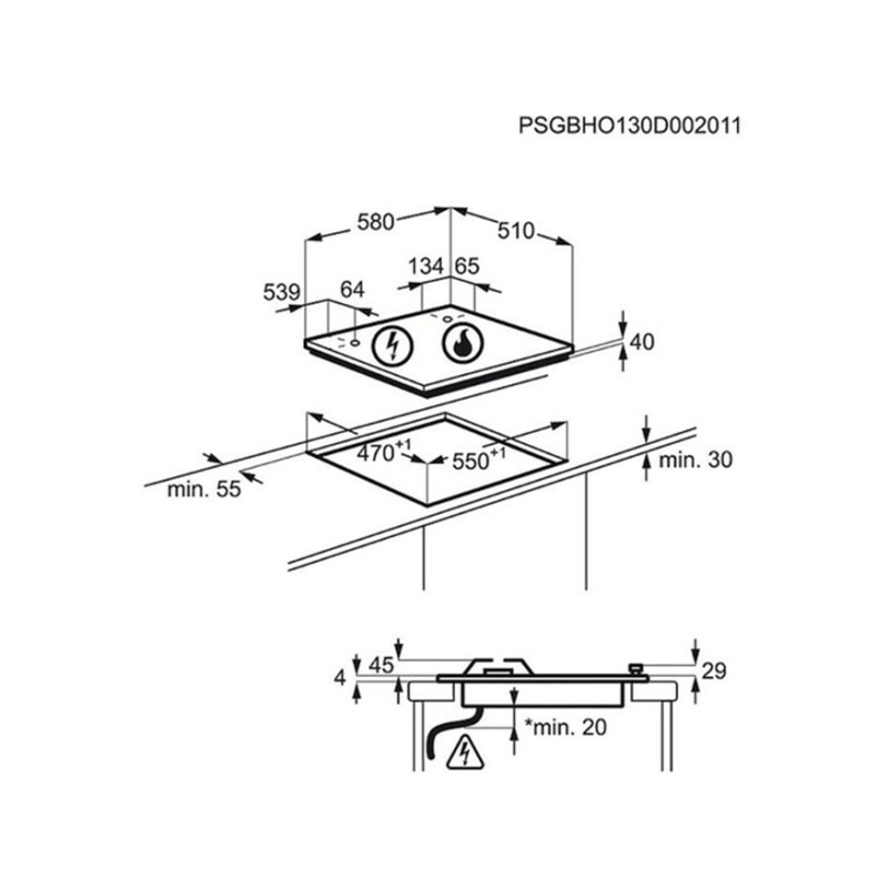 Electrolux plinska plo?a EGE6172NOK 
