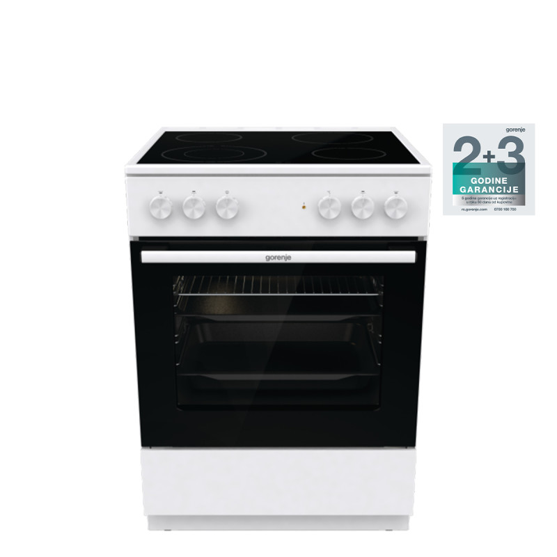 Gorenje električni šporet GEC 6A41 WC