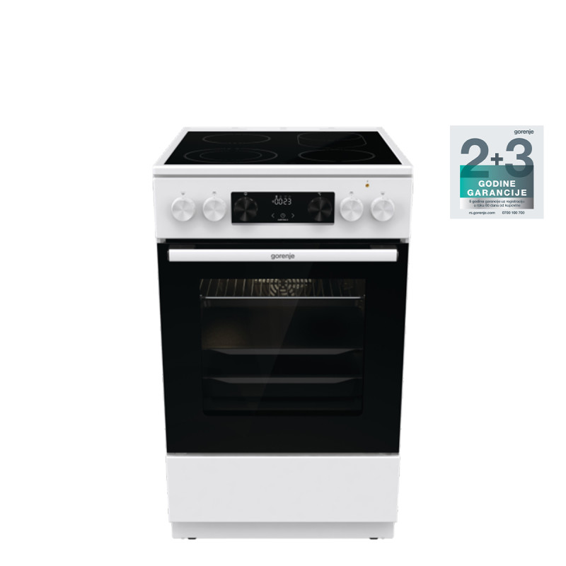 Gorenje električni šporet GECS5C70WA