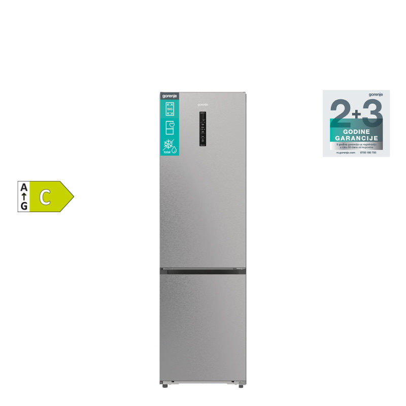 Gorenje kombinovani frižider NRB620C61X4WFE 