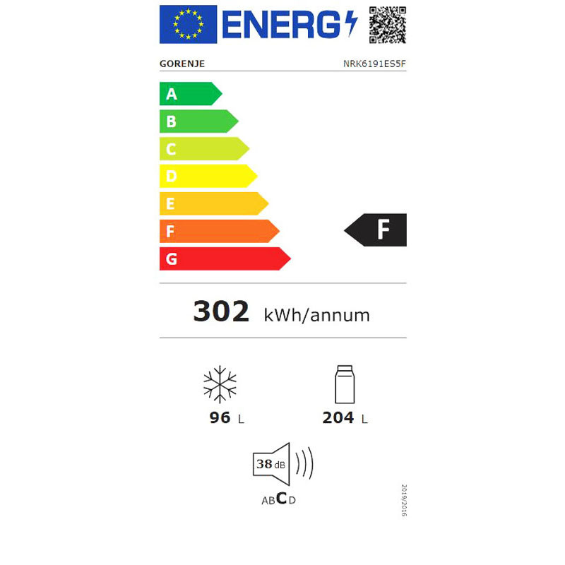 Gorenje kombinovani frižider NRK 6191 ES5F