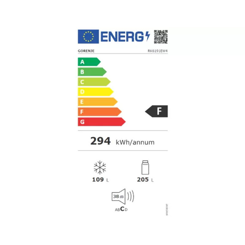 Gorenje kombinovani frižider RK 6191 EW4