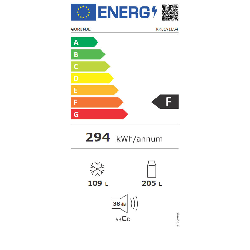 Gorenje kombinovani frižider RK6191ES4