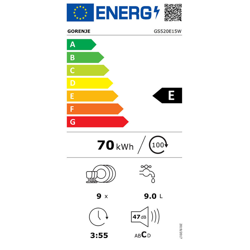 Gorenje mašina za pranje sudova GS520E15W