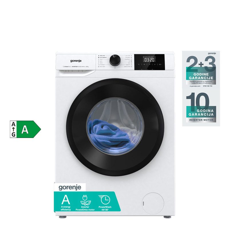 Gorenje mašina za pranje veša W3NGPI74A3S 