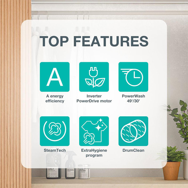 Gorenje mašina za pranje veša W3NGPI74A3S 