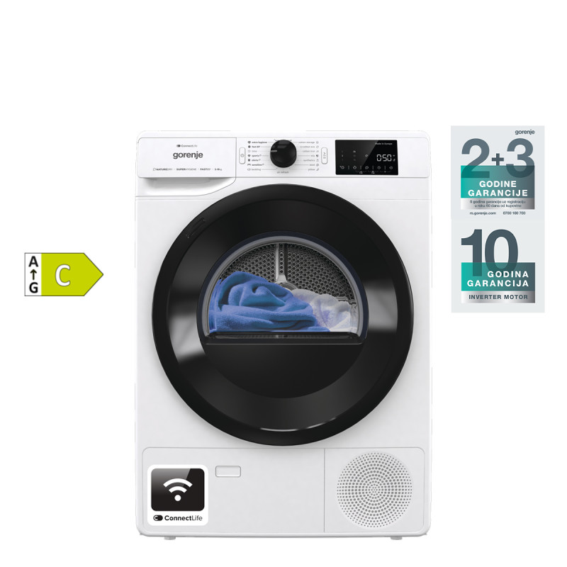 Gorenje mašina za sušenje veša DPNE83/GNL WIFI