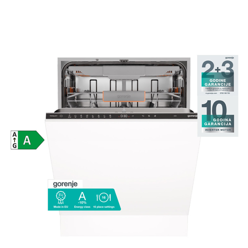 Gorenje ugradna mašina za pranje sudova GV663A66 