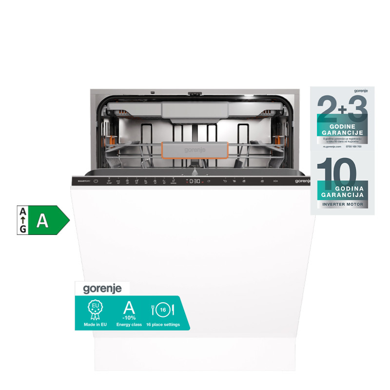 Gorenje ugradna mašina za pranje sudova GV673A66 