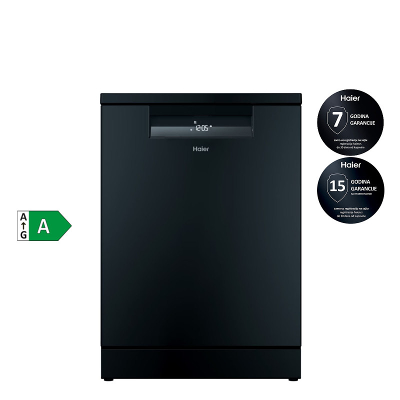 Haier mašina za pranje sudova XF 4A4M4PB + poklon Somat Gel i Machine Cleaner