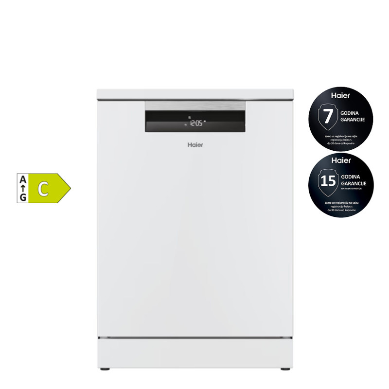 Haier ugradna mašina za pranje sudova XF 5C4M1W + poklon Somat Gel i Machine Cleaner